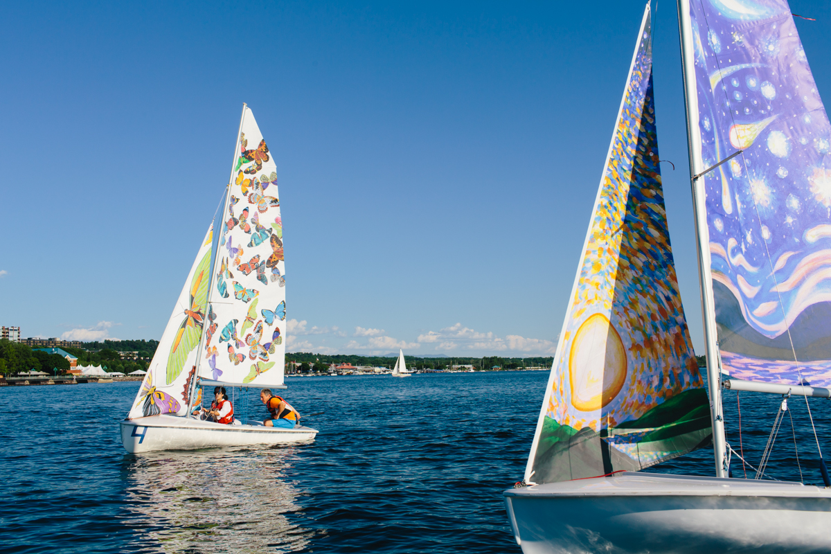 Lake Champlain Art Sails Make Headlines