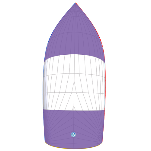 Purple Flag Downwind Racing Symmetric